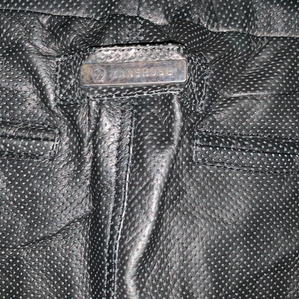 Zanderobe Leather Joggers - Picture 3 of 7